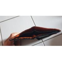 ราคา ขายกระเป่าสตางค์ porter สีดำส้ม (มือสอง) (360627579)