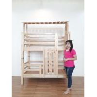 ราคา ชุดเตียงไม้ 2 ชั้นสำหรับเด็กๆ (มือสอง) (360626391)