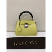 ราคา Gucci bamboo เหลืองมะนาวสีน่ารัก (มือสอง) (360618444)