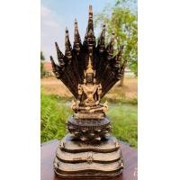 ราคา พระมหาจักรพรรดิ์ปางนาคปรก หน้าตัก 5 นิ้ว เนื้อแร่เหล็กน้ำพี้ ผ่านพิธีแล้ว (มือหนึ่ง) (360623870)