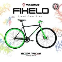 ราคา จักรยานฟิกเกียร์ Maximus รุ่น Fixelo เฟรม Hi-Ten Steel ทรงไดมอนด์สไตล์วินเทจ แข็งแรงทนทาน ดุมล้อหลัง สามารถเปลี่ยนได้ทั้งแบบฟิกซ์เกียร์ หรื (มือหนึ่ง) (360623212)