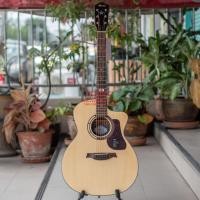 ราคา กีต้าร์โปร่งเว้าไฟฟ้า Mantic GT-1GCE 41 นิ้ว สีไม้ ไม้แองเกิลแมนสปรูซ-เชอร์รี่วู้ด มีเครื่องตั้งสายในตัว ของใหม่ (มือหนึ่ง) (359664441)