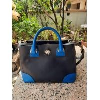 ราคา Tory Burch หนังแท้ สภาพดีมาก ทรงถือ มีสายยาว (สายแทน) (มือสอง) (360598363)