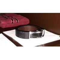 ราคา Guy Laroche เข็มขัดหนังลูกวัวแท้ สายหนังสีดำ (มือหนึ่ง) (360598285)