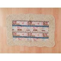 ราคา พรมเช็ดเท้า สีน้ำตาลลายวินเทจขอบโค้ง มือสองขายตามสภาพ สินค้าญี่ปุ่น-เกาหลีแท้ (มือสอง) (360592954)