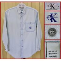 ราคา เสื้อเชิ้ตยีนส์ Calvin Klein ของแท้ แบรนด์เนมเกรดพรีเมียมอเมริกา (มือสอง) (360606427)