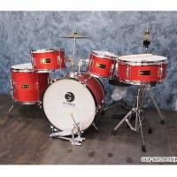 ราคา กลองชุดเล็ก (กลองชุดเด็ก) G-force กลองชุด 5 ใบ พร้อมอุปกรณ์ครบชุด ขอบโครเมียม สีแดง (มือหนึ่ง) (350328119)