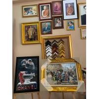 ราคา กรอบรูปหลุยส์ กรอบรูปหน้างานแต่ง (มือหนึ่ง) (360582428)