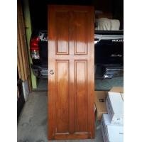ราคา ประตูไม้สักทอง (360590745)