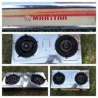 ราคา เตาแก๊ส แบบตั้งโต๊ะ 2 หัว ยี่ห้อ MARITAA (มือสอง) (360566855)