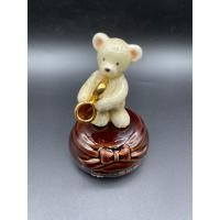 ราคา กล่องดนตรีหมีน้อยเป่าแซ็กโซโฟน (มือสอง) (360575245)