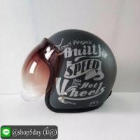 ราคา ALTRAX หมวกกันน็อควินเทจคลาสสิค ราคาถูก รุ่น Road angle นวมถอดซักได้ สีเทาด้าน พร้อมแว่นBUBBLEสีทูโทน (มือหนึ่ง) (357397409)