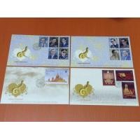 ราคา แสตมป์ และซองวันแรกจำหน่ายงานพระราชพิธีถวายพระเพลิงพระบรมศพ ร.๙ (มือหนึ่ง) (138470513)