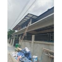 ราคา งานต่อเติมบ้าน ต่อเติมหลังคา หลังคาโครงเหล็ก (357870199)