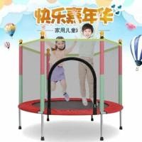 ราคา TRAMPOLINE JUMP แทรมโพลีน เด้งมันส์ แสนสนุกคุ้มสุดๆ ตรงมุ้งมีซิปเปิดเข้าออก ตัวนี้เคลื่อนย้ายง่าย ถอดเก็บได้ สะดวกต่อการใช้งาน (มือหนึ่ง) (357554527)