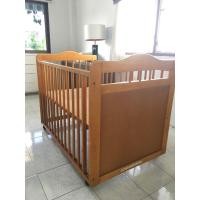 ราคา เตียงเด็กไม้สักแท้ Katoji Made in Japan (มือสอง) (360482867)