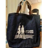 ราคา กระเป๋ายีนส์สายหนังแท้ (มือสอง) (344718932)