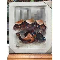 ราคา ภาพวาดสีน้ำมัน งานต่างประเทศ (มือสอง) (360445343)