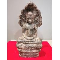 ราคา พระนาคปรกลพบุรี​ ขนาด​บูชา​ พิมพ์​พุงป่อง​ใหญ่​ กรุวัดพระศรีรัตนมหาธาตุ จ.ลพบุรี เนื้อสัมฤทธิ์​สนิมเขียว (มือสอง) (356852749)