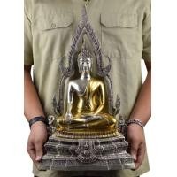 ราคา พระพุทธชินราช ภปร. พิธีเสาร์5 วัดพระศรีมหาธาตุวรมหาวิหาร ปี2500 เนื้อทองเหลือง (มือสอง) (359195495)