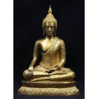 ราคา พระมงคลอู่ทอง ศิลปะอู่ทอง ออกวัดพนัญเชิง​ จ.พระนคร​ศรี​อยุธยา​ ปี2500 หน้าตัก​9​นิ้ว​ เนื้อ​ทองเหลือง​ (มือสอง) (357481272)