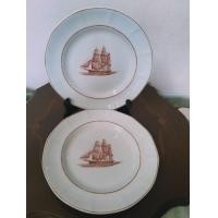 ราคา ขอขายจานสะสมเก่าโบราณวินเทจของยี่ห้อ Georgetown Collection by wedgwood made in England จานขนาดหน้ากว้าง 10นิ้ว (มือสอง) (359082994)