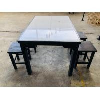 ราคา ชุดโต๊ะ+เก้าอี้ กระเบื้องสีขาว (มือสอง) (360393772)