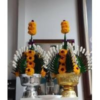 ราคา บายศรีใบตองตานีดอกไม้สด (มือหนึ่ง) (357218966)