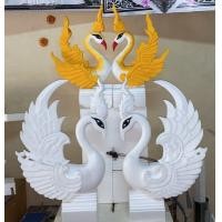 ราคา หงส์ นกยูง งานแกะสลักโฟม กวาง กระต่าย ช้าง ฯลฯ (มือหนึ่ง) (360386242)