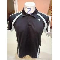 ราคา เสื้อกีฬาคอปก adidas climalite แท้ ส่งฟรี ลทบ (มือสอง) (360372541)