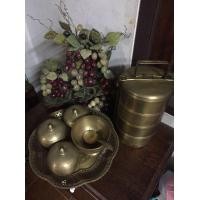 ราคา ชุดตักบาตรทองเหลืองเก่า (มือสอง) (360334448)