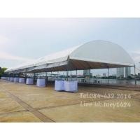 ราคา ให้เช่าเต็นท์โดม เต็นท์ทรงโค้ง ผ้าใบขาว เสาเป็นโครงสร้างเหล็ก พร้อมติดแอร์ทุกขนาด (341104661)