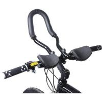 ราคา แอโร่บาร์ แฮนด์ อลูมิเนียม aerobar ของแท้ มีตัวยึดครบ ใส่ หมอบ เสือ แฮนด์ธรรมดา แบบเชื่อมกัน มีที่หุ้มให้ (มือหนึ่ง) (124321943)