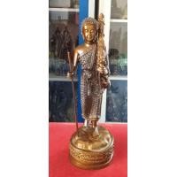 ราคา พระบูชาพระสีวลีมหาลาภ วัดท่าจำปี จังหวัดเชียงใหม่ ปางธุดงค์ ลายสังฆฎิดอก เนื้อทองเหลืองรมมัันปู ขนาดสูง 11 นิ้ว (มือหนึ่ง) (355751205)