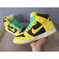 ราคา Nike Dunk High WMNS Black Speed Yellow Cool Mint (มือสอง) (360345797)