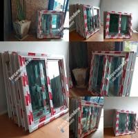 ราคา ประตู หน้าต่าง อลูมิเนียมสำเร็จรูป กระจก บานเลื่อนสำเร็จ ขนาด 80x80 ซม. (มือหนึ่ง) (360320675)
