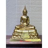ราคา พระบูชาหลวงพ่อโสธร รุ่น3 อัญเชิญขึ้นจากแม่น้ำ 243ปี พ.ศ.2556 ออกวัดโสธรวรารามวรวิหาร หน้าตัก 9 นิ้ว เนื้อทองเหลือง.. (มือสอง) (360319794)