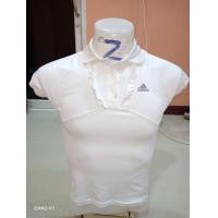 ราคา เสื้อกีฬาคอปกผู้หญิง adidas climalite แท้ ส่งฟรี ลทบ (มือสอง) (360317184)