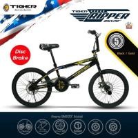ราคา จักรยาน BMX TIGER รุ่น RIPPER ล้อ20นิ้ว คอโรเตอร์หมุนได้ (มือหนึ่ง) (360317467)