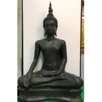 ราคา พระอู่ทอง หน้าตัก 20 นิ้ว สูง34 นิ้วเนื้อโลหะผิวสำริดสนิมเขียว (มือหนึ่ง) (355859299)