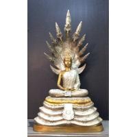 ราคา พระนาคปรก 9 เศียร หน้าตัก10นิ้ว สูง 26 นิ้ว 2 ถอด สองกษัตริ์ฐานกว้าง 14 นิ้วเนื้อทองเหลือง (มือหนึ่ง) (355296366)