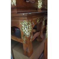 ราคา โต๊ะหมู่บูชา ทำจากไม้สักทอง แบบโต๊ะหมู่ 9 (150 cm x 80 cm) สภาพดี (มือสอง) (358661337)