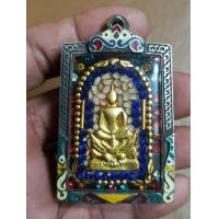 ราคา พระสมเด็จทองคำวัดพระแก้ววังหน้าพลอยพร้อมกรอบเงิน (มือสอง) (359940030)