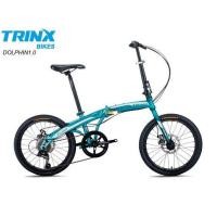 ราคา จักรยานพับได้ TRINX Dolphin 1.0​ เกียร์​7​สปีด​ ดิสเบร​ค​ (มือหนึ่ง) (360257164)