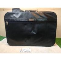 ราคา Samsonite งานหนัง ไม่มีป้ายแทรกแต่ซิป ทองเหลือง YKK แท้ทุกจุดอะไหล่เดิมๆ (มือสอง) (358154834)