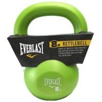 ราคา ส่งฟรี ++++ EVERLAST เคตเทิลเบลล์ 8LB 364 กิโลกรัม PVC KETTLEBELL Green สีเขียว 154 1090 (มือหนึ่ง) (355082351)