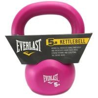 ราคา ส่งฟรี ++++ EVERLAST เคตเทิลเบลล์ 5LB 227 กิโลกรัม PVC KETTLEBELL Magenta สีแดงอมม่วง ดัมเบล 890 (มือหนึ่ง) (355082328)