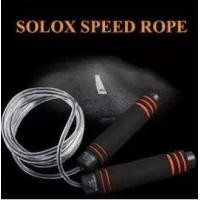 ราคา เชือกกระโดด SOLOX แบบมีลูกปืน ปรับความยาวเชือกได้ อุปกรณ์ฟิตเนส ออกกำลังกาย (มือหนึ่ง) (342060377)