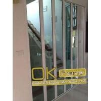 ราคา รับติดตั้งกระจกอลูมิเนียม บานเฟี้ยม บานเลื่อนซ้อน บานเฟี้ยม ฉากกั้นห้องpvc บานสวิง บานเปลือย ราคาปลีก ส่ง (356923005)