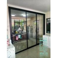 ราคา ร้านกระจกประตูบานเลื่อนซ้อน บานเฟี้ยม กั้นออฟฟิต ฉากกั้นแอร์ (357841346)